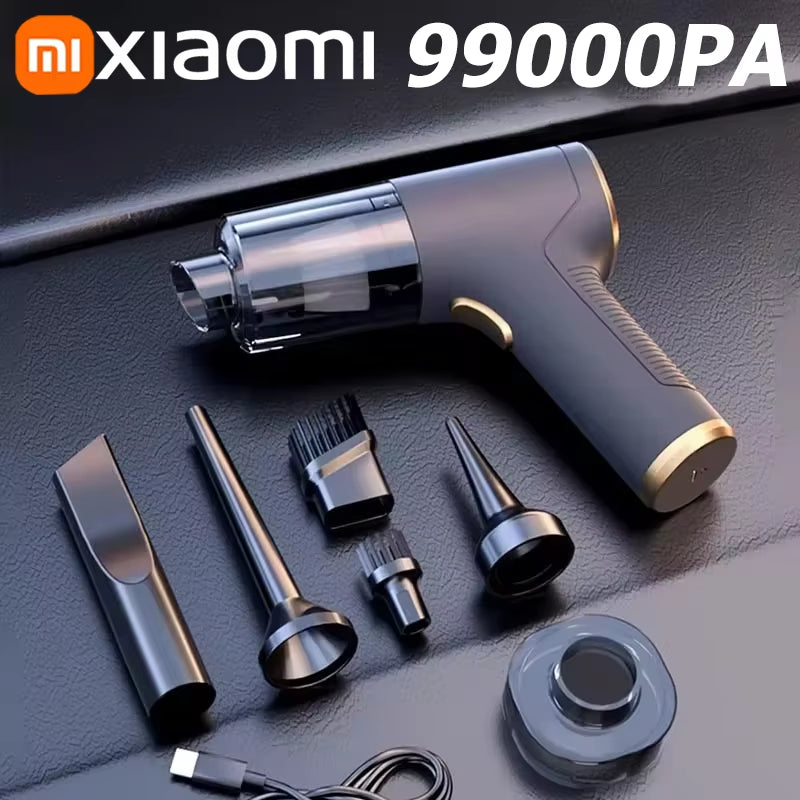 Xiaomi Car Vacuum Cleaner 2-In-1 Portable 99000Pa Wireless Car Vacuum Cleaner Handheld Home Car Dual Use Car Vacuum Cleaners